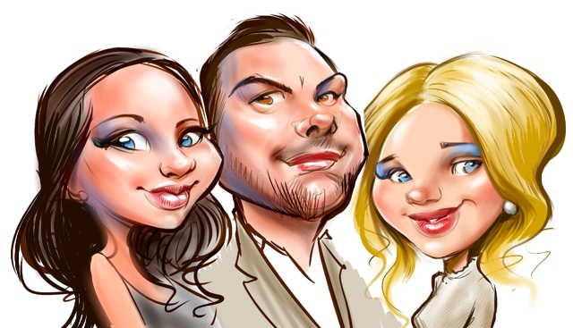 Digital caricatures in Toronto