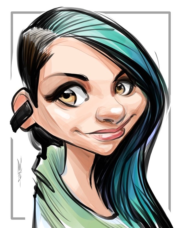 Digital caricatures in Toronto