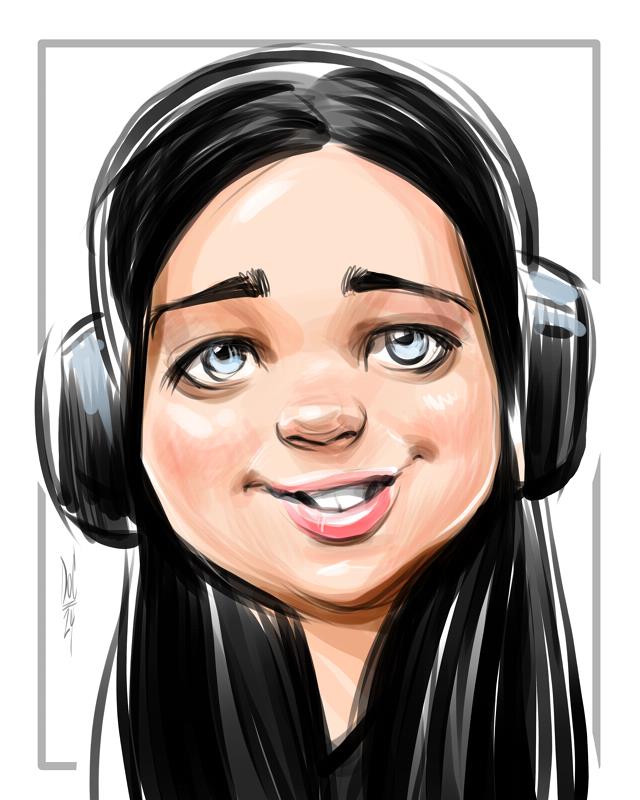 Digital caricatures in Toronto