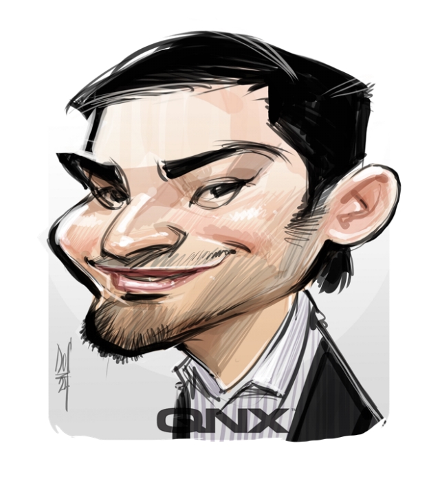 Digital caricatures in Toronto