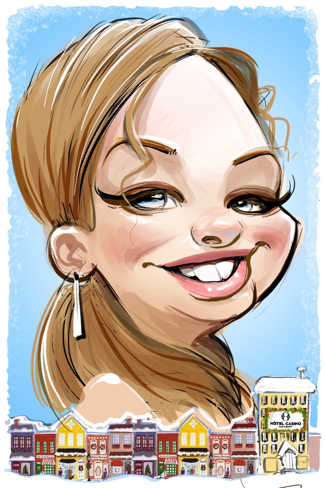 Digital caricatures in Toronto