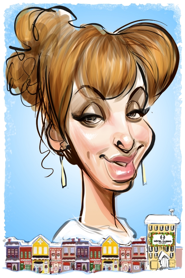 Digital caricatures in Toronto