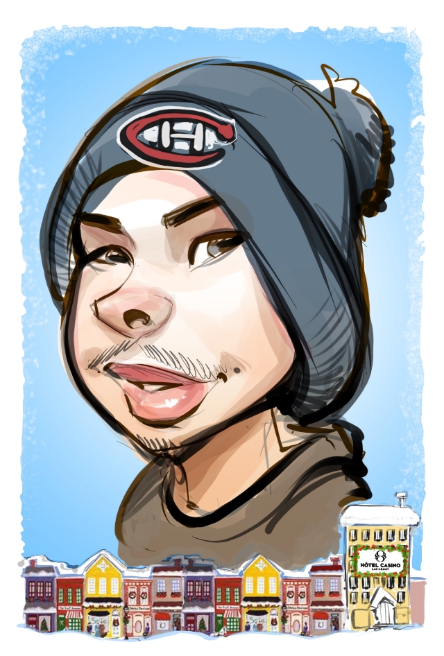 Digital caricatures in Toronto