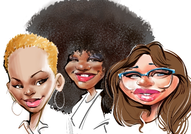 Digital caricatures in Toronto
