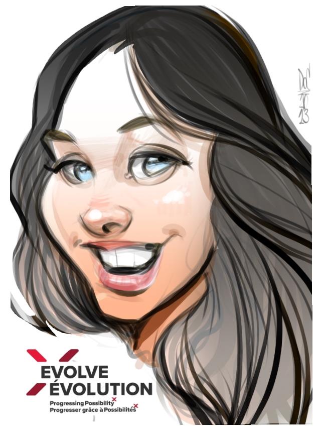 Digital caricatures in Toronto