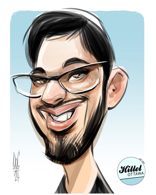 Digital caricatures in Toronto