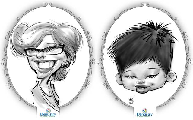 Digital caricatures in Toronto