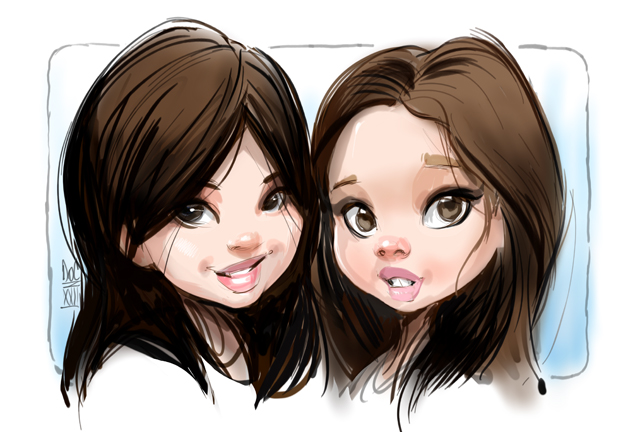 Studio caricatures and illustrations